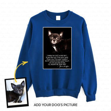 Personalized Dog Gift Idea - I'll Always Be Your Side 2 For Dog Lovers - Standard Crew Neck Sweatshirt